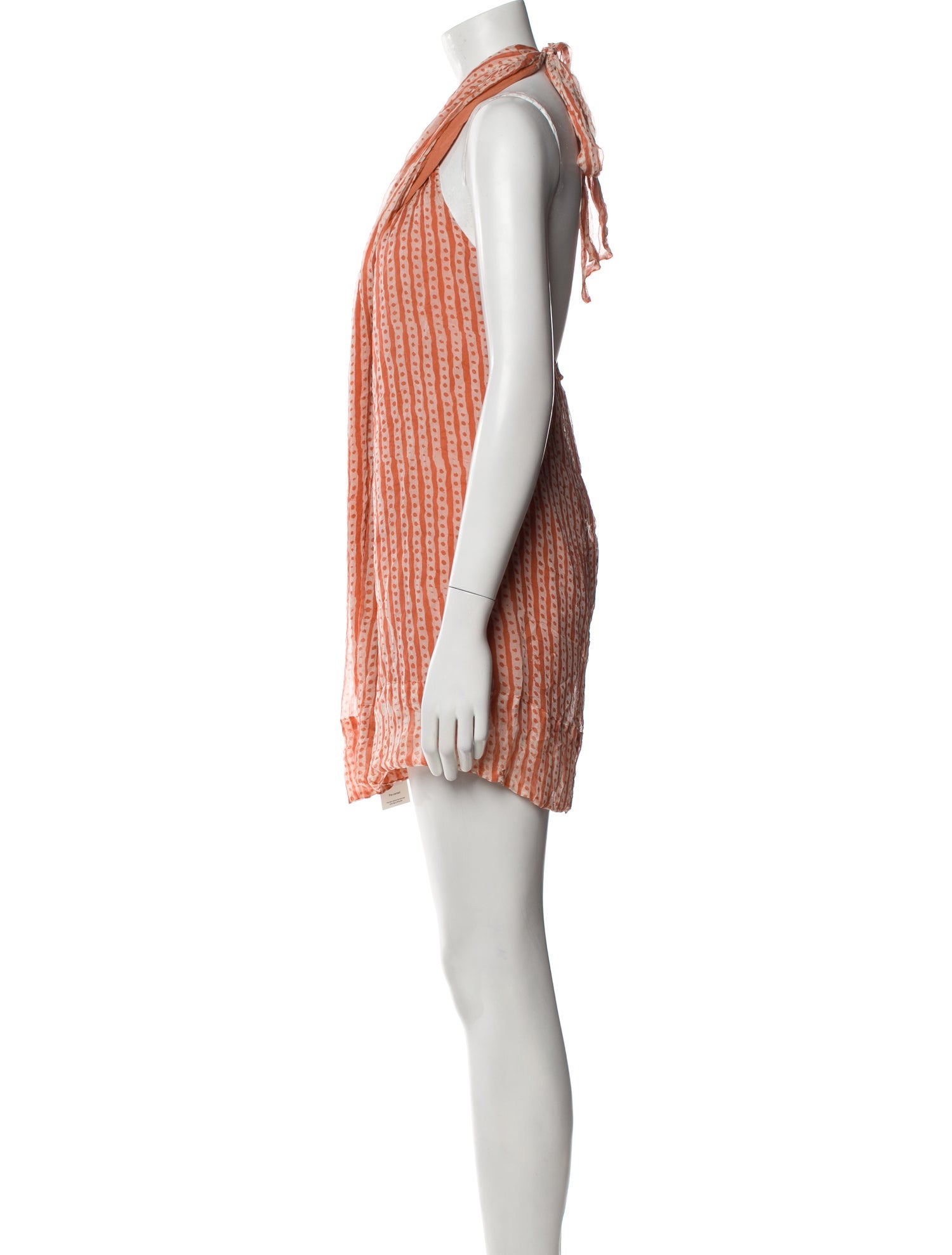 Cloe Cassandro Striped Midi Length Dress