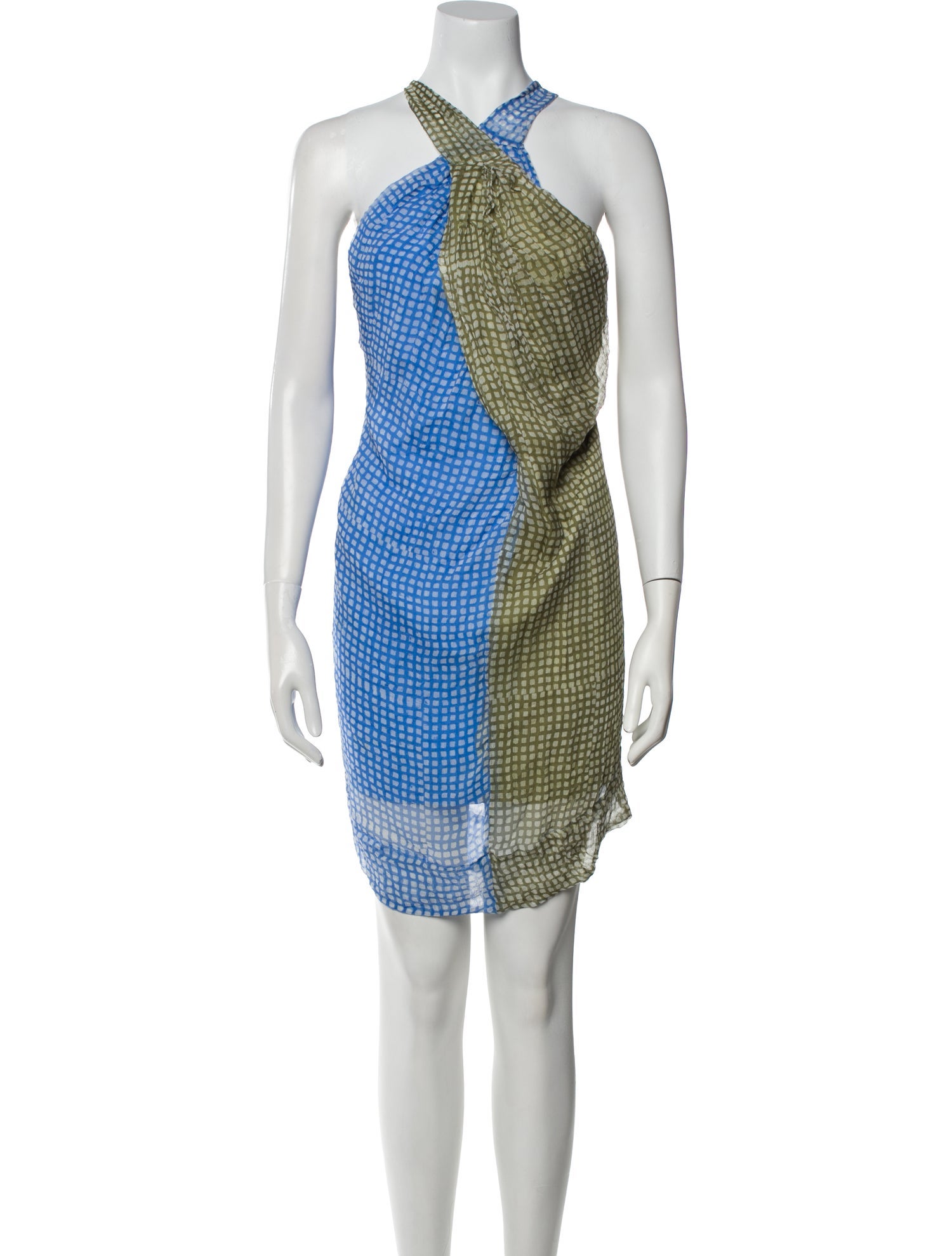 Cloe Cassandro Silk Mini Dress