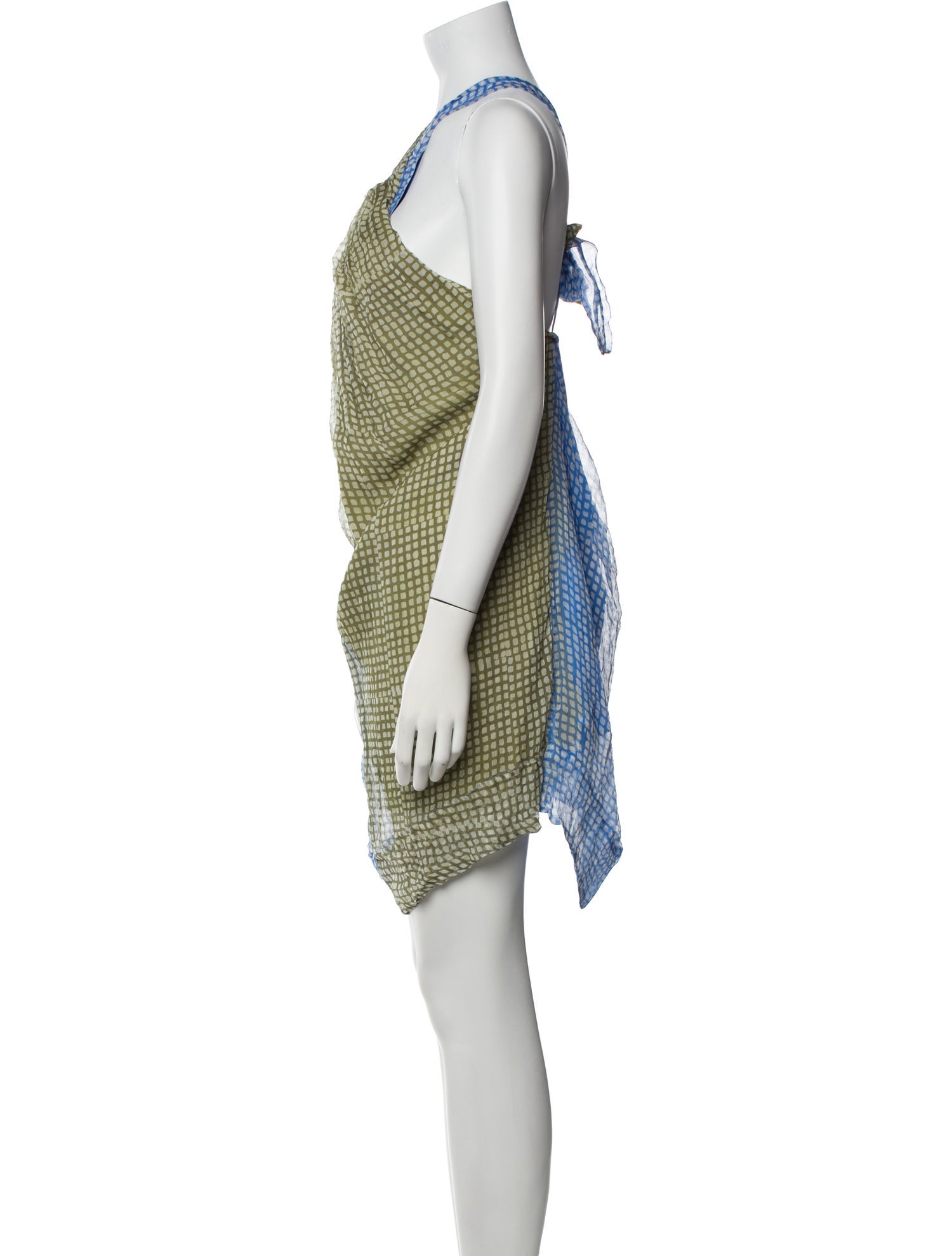 Cloe Cassandro Silk Mini Dress