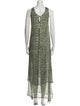 Cloe Cassandro Silk Long Dress