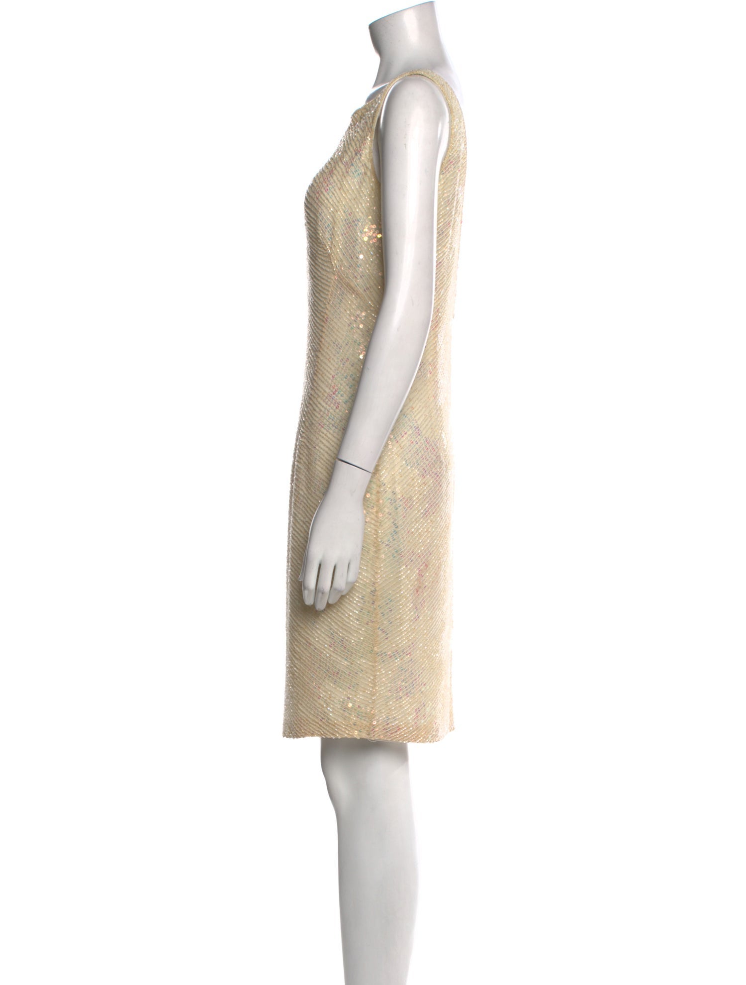 Caroline Charles Silk Knee-Length Dress