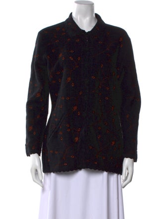 Caroline Charles Wool Printed Sweater