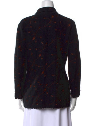 Caroline Charles Wool Printed Sweater