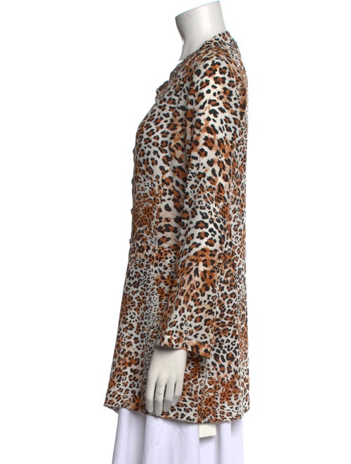 Caroline Charles Silk Animal Print Tunic