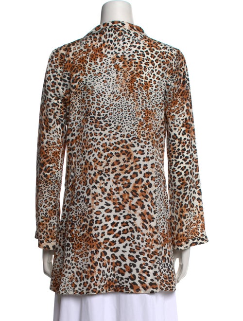 Caroline Charles Silk Animal Print Tunic