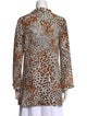 Caroline Charles Silk Animal Print Tunic
