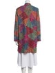 Caroline Charles Silk Printed Evening Jacket