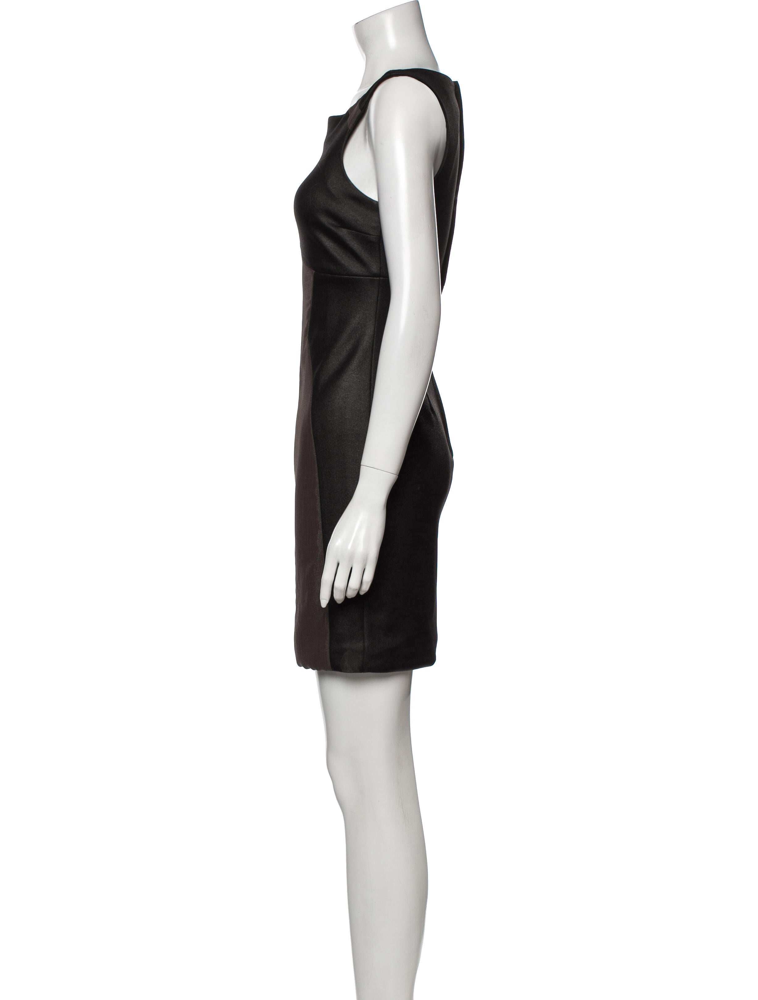 Carlos Campos Square Neckline Mini Dress