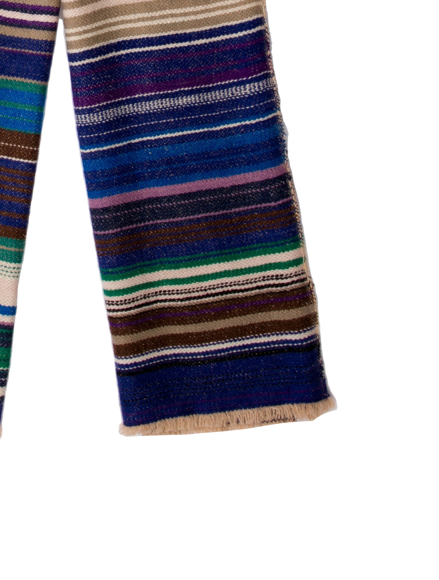 Crimson Cashmere Cashmere Striped Scarf