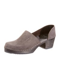 Creatures Of Comfort X Sandgrens Suede Round Toe Clogs Shoes