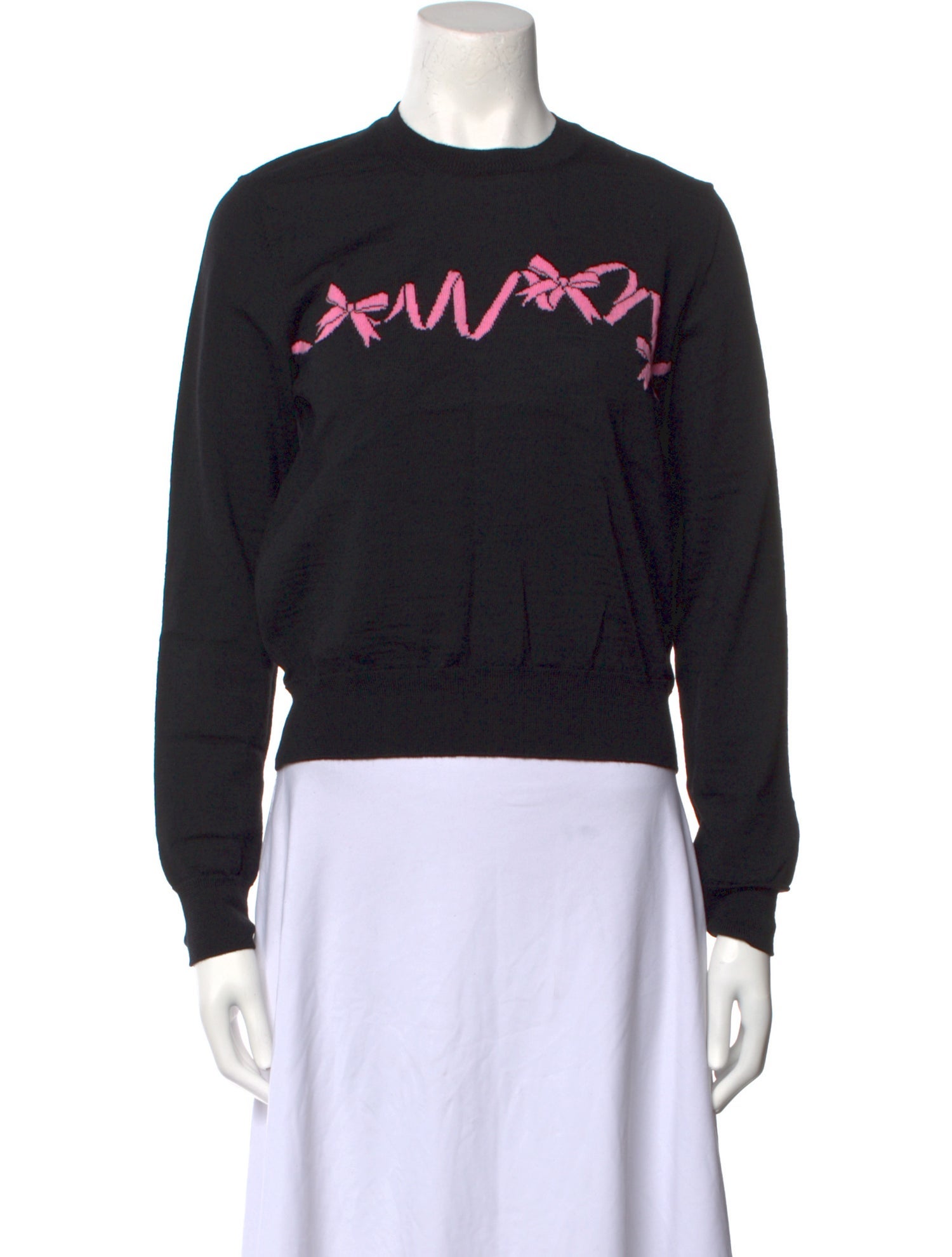Comme des Garçons Girl Wool Graphic Print Sweater
