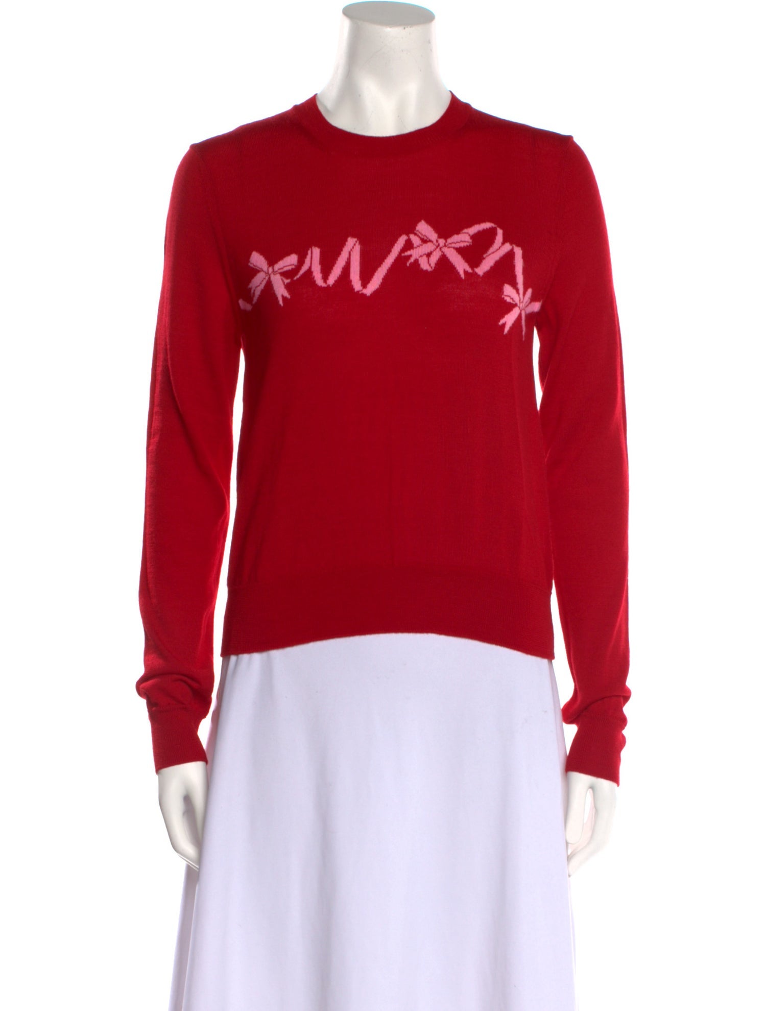 Comme des Garçons Girl Wool Graphic Print Sweater w/ Tags