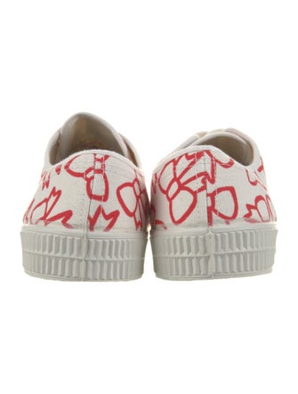 Comme des Garçons Girl Canvas Printed Sneakers