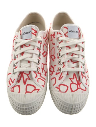 Comme des Garçons Girl Canvas Printed Sneakers