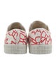 Comme des Garçons Girl Canvas Printed Sneakers