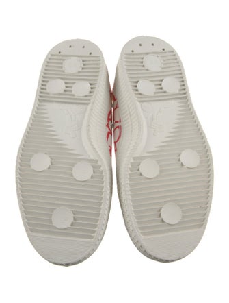 Comme des Garçons Girl Canvas Printed Sneakers