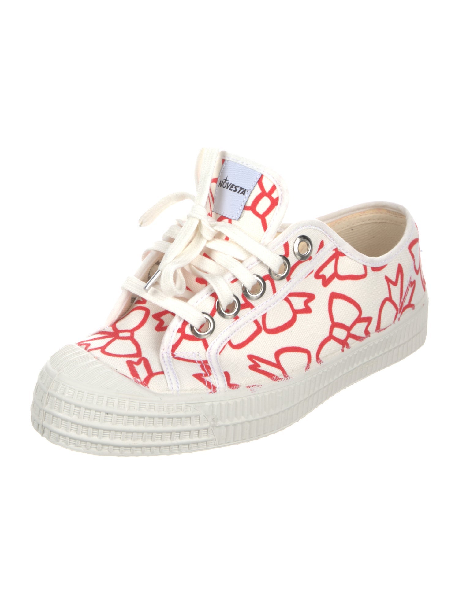 Comme des Garçons Girl Canvas Printed Sneakers