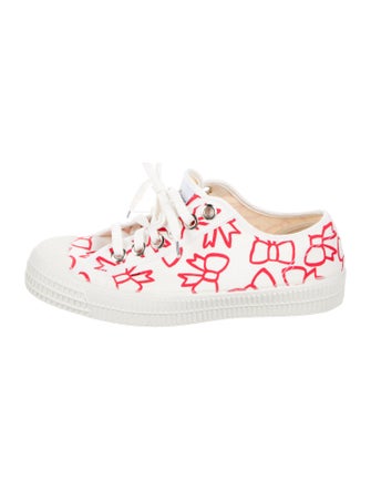 Comme des Garçons Girl Canvas Printed Sneakers