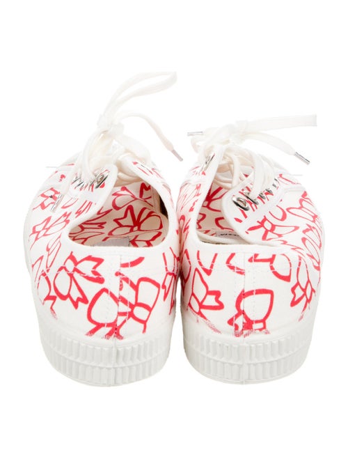 Comme des Garçons Girl Canvas Printed Sneakers