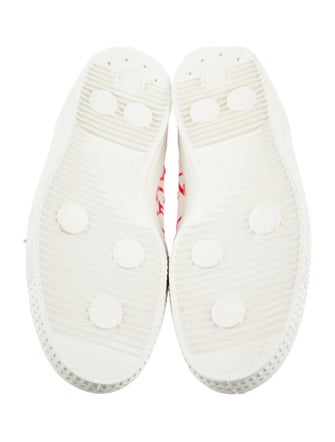 Comme des Garçons Girl Canvas Printed Sneakers