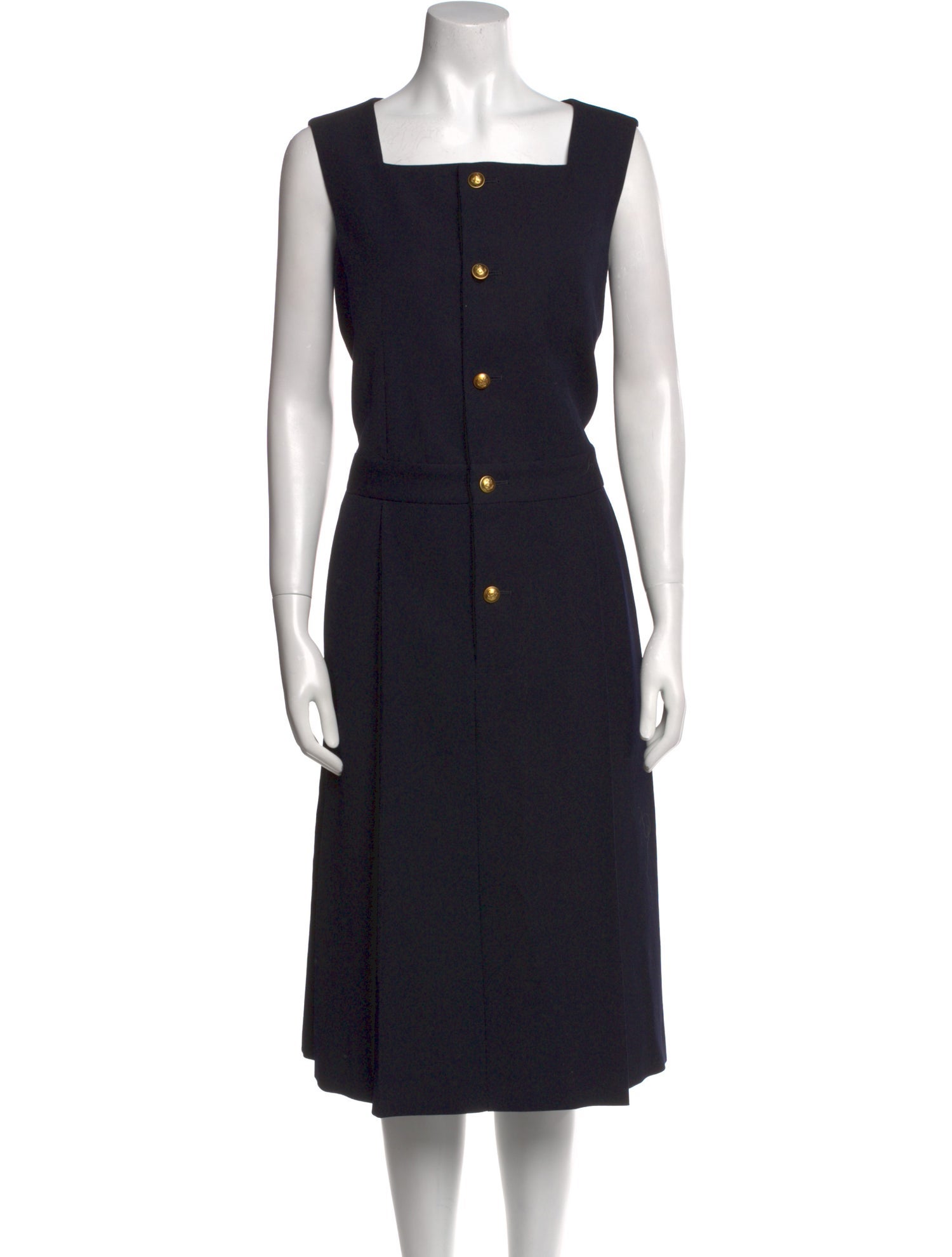 Comme des Garçons Girl Wool Midi Length Dress