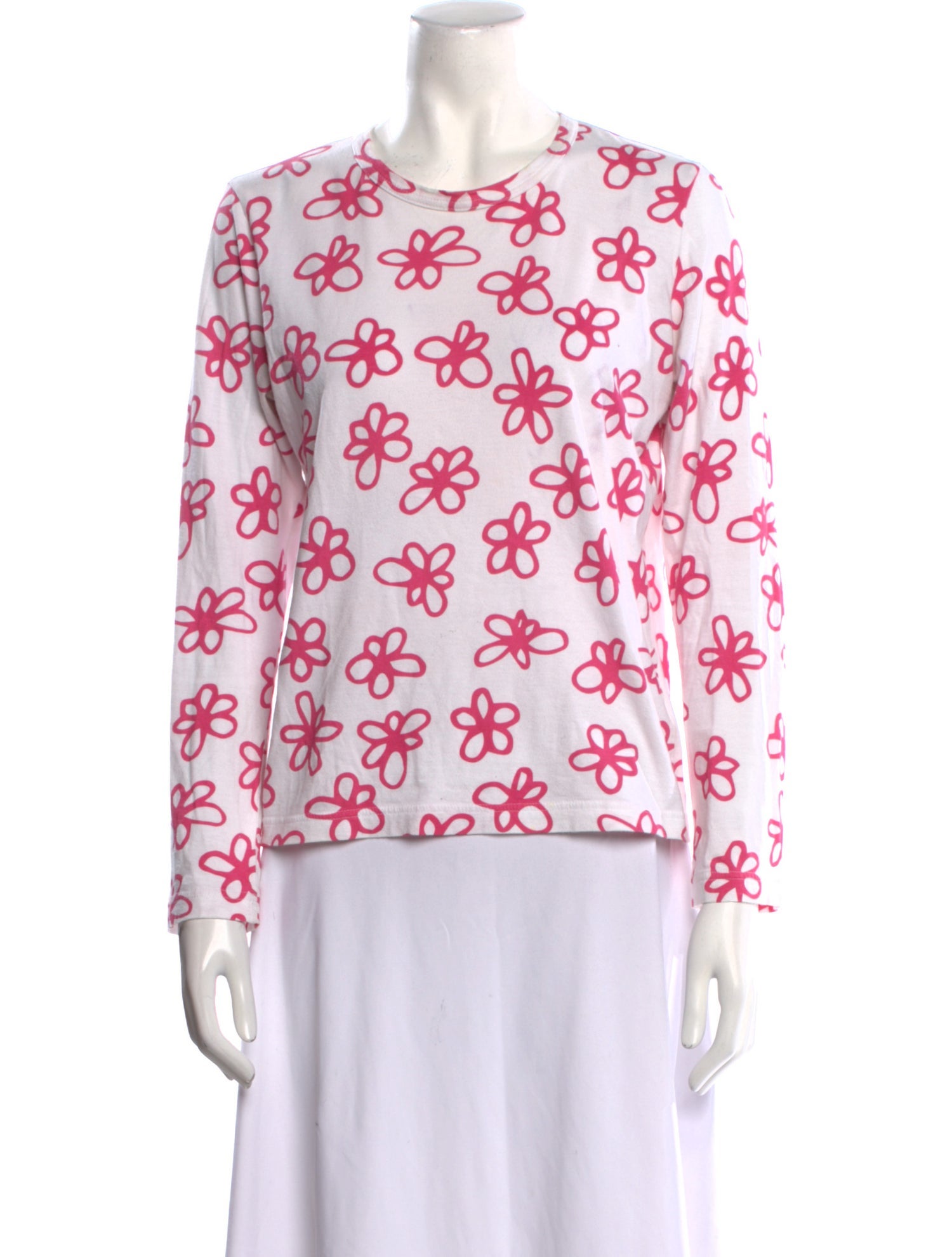 Comme des Garçons Girl Printed Crew Neck Sweatshirt