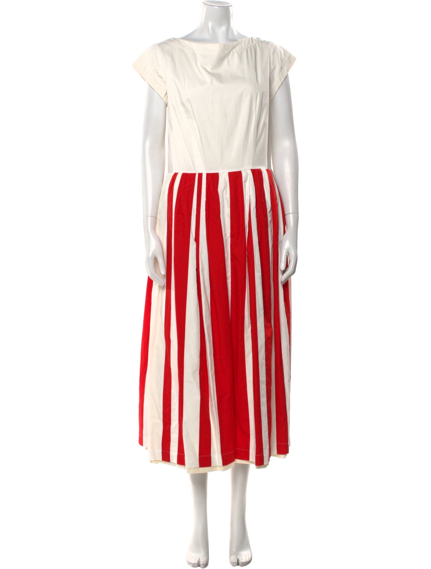 Comme des Garçons Girl Striped Long Dress
