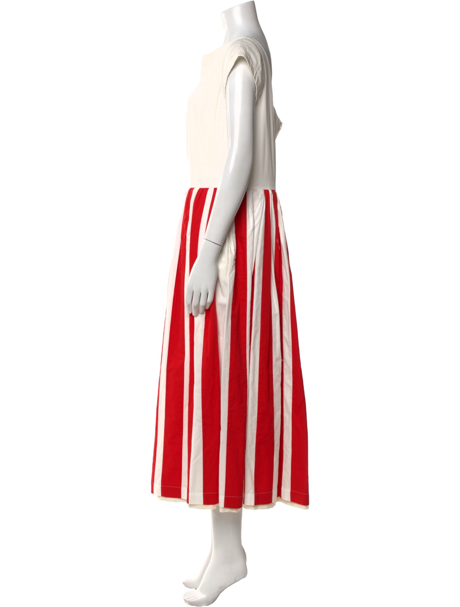 Comme des Garçons Girl Striped Long Dress
