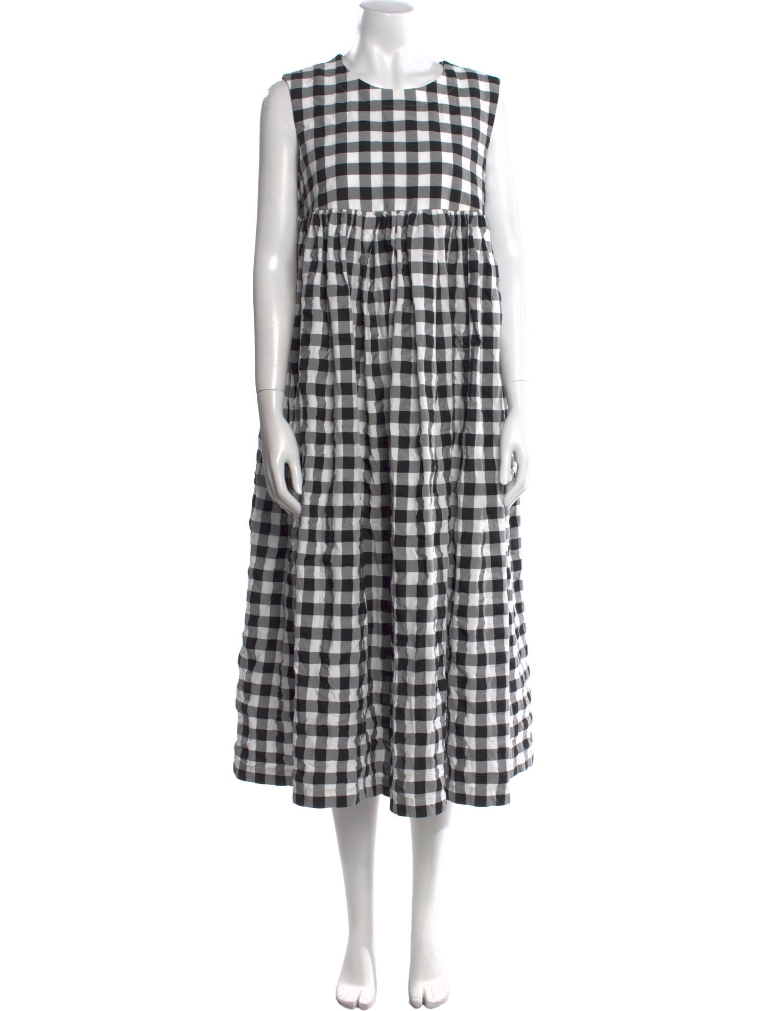 Comme des Garçons Girl Plaid Print Long Dress