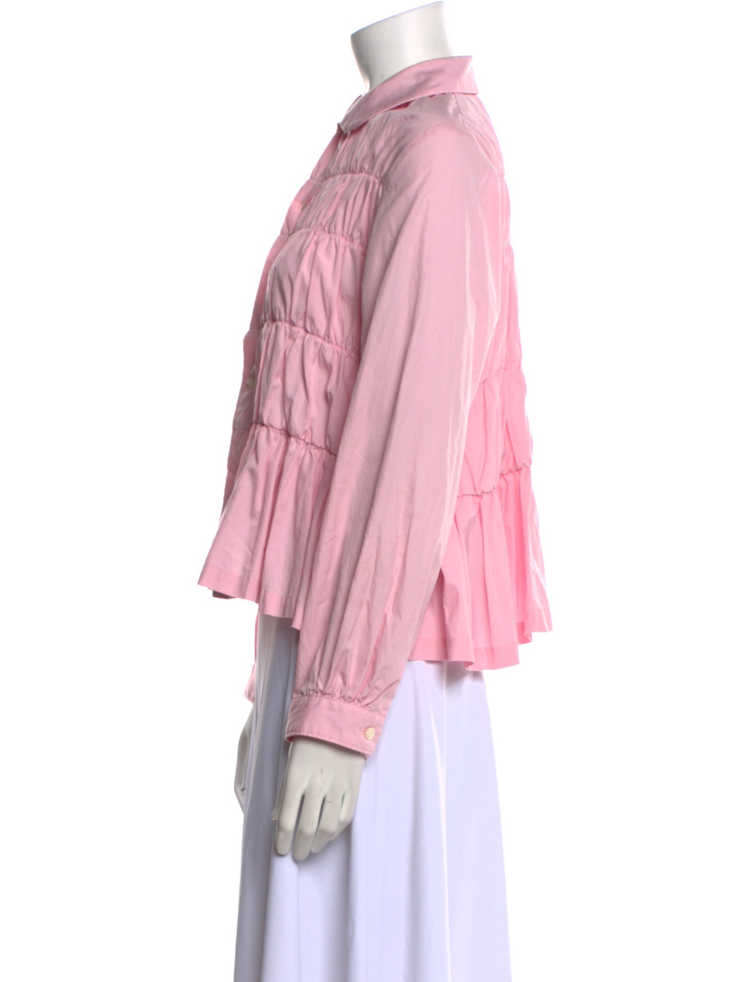 Comme des Garçons Girl Long Sleeve Button-Up Top