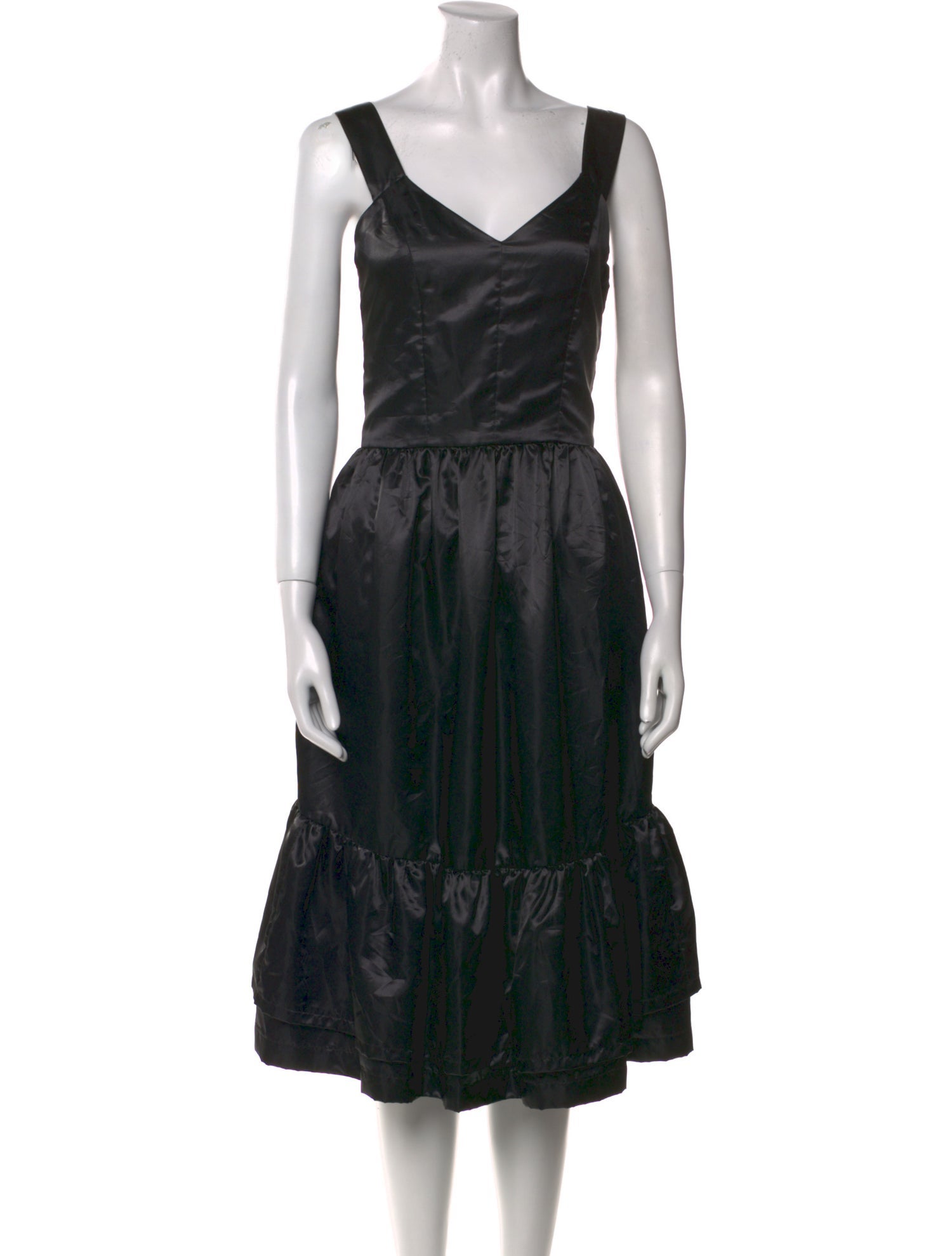 Comme des Garçons Girl V-Neck Midi Length Dress