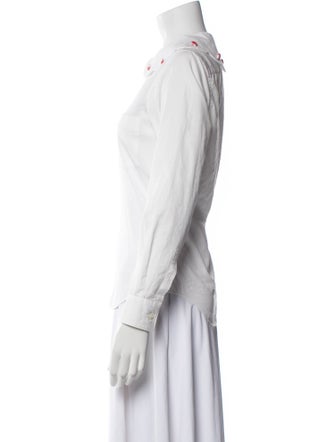 Comme des Garçons Girl Long Sleeve Button-Up Top