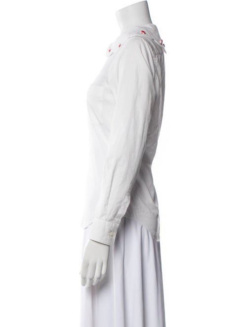 Comme des Garçons Girl Long Sleeve Button-Up Top