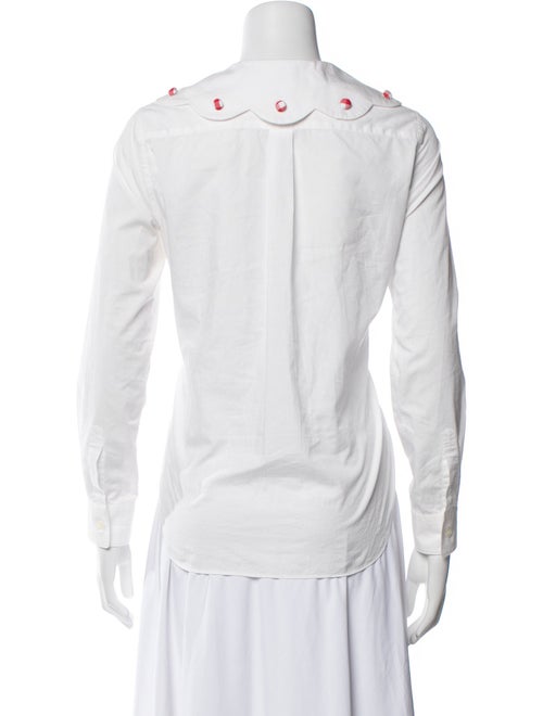 Comme des Garçons Girl Long Sleeve Button-Up Top
