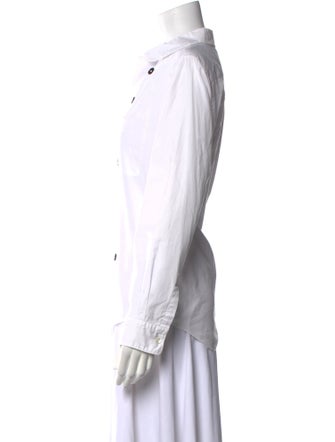 Comme des Garçons Girl Long Sleeve Button-Up Top