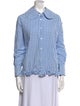 Comme des Garçons Girl Plaid Print Long Sleeve Button-Up Top