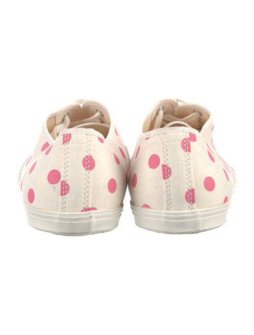 Comme des Garçons Girl Canvas Polka Dot Print Sneakers