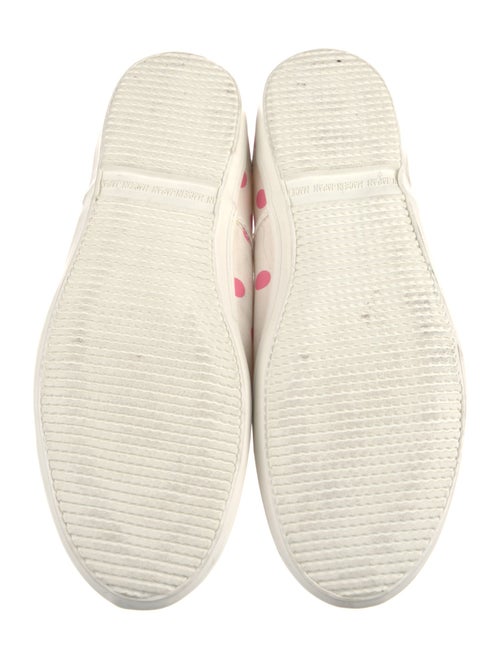 Comme des Garçons Girl Canvas Polka Dot Print Sneakers