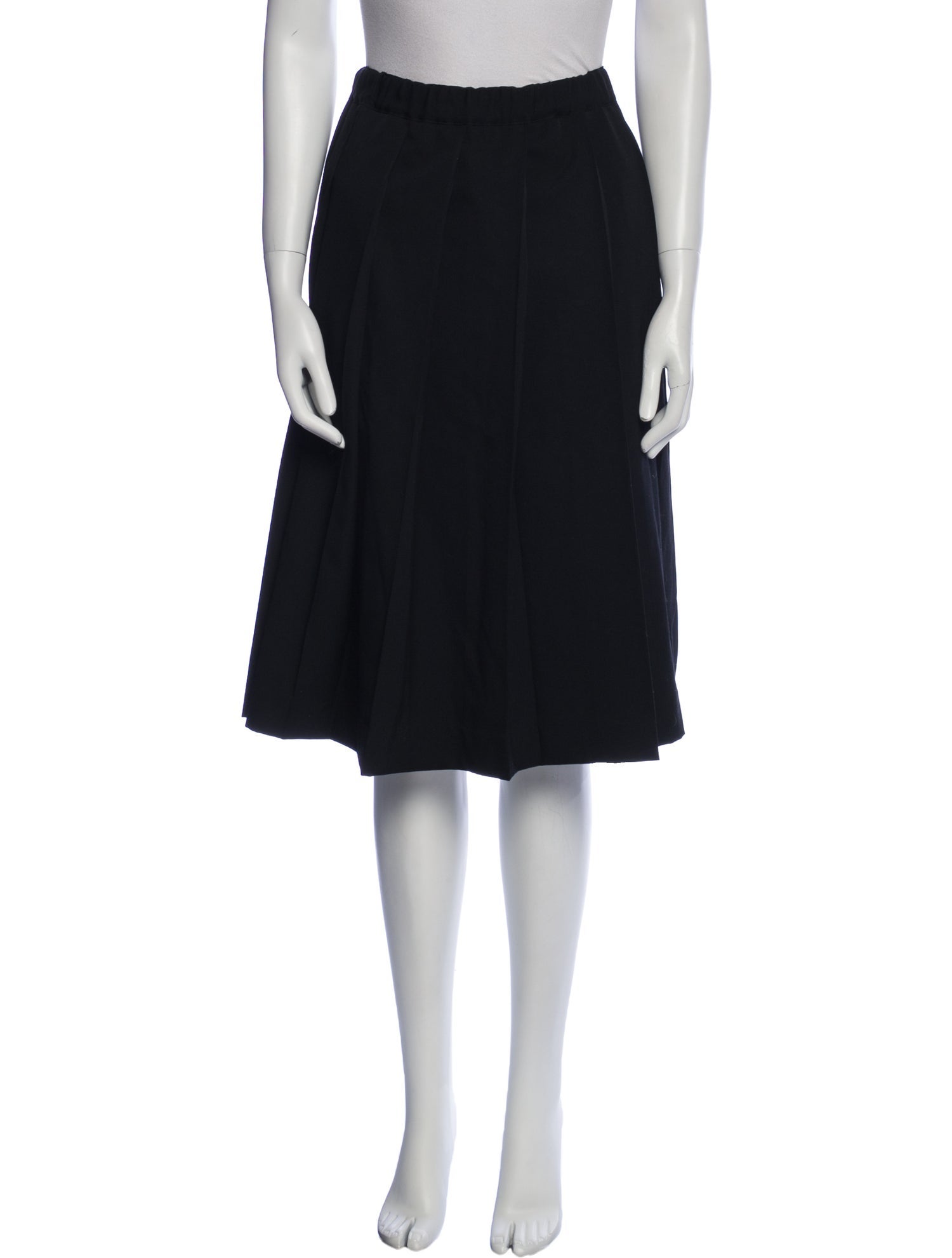 Comme des Garçons Girl Pleated Accents Knee-Length Skirt