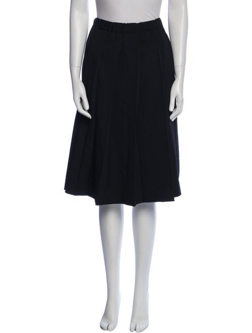 Comme des Garçons Girl Pleated Accents Knee-Length Skirt