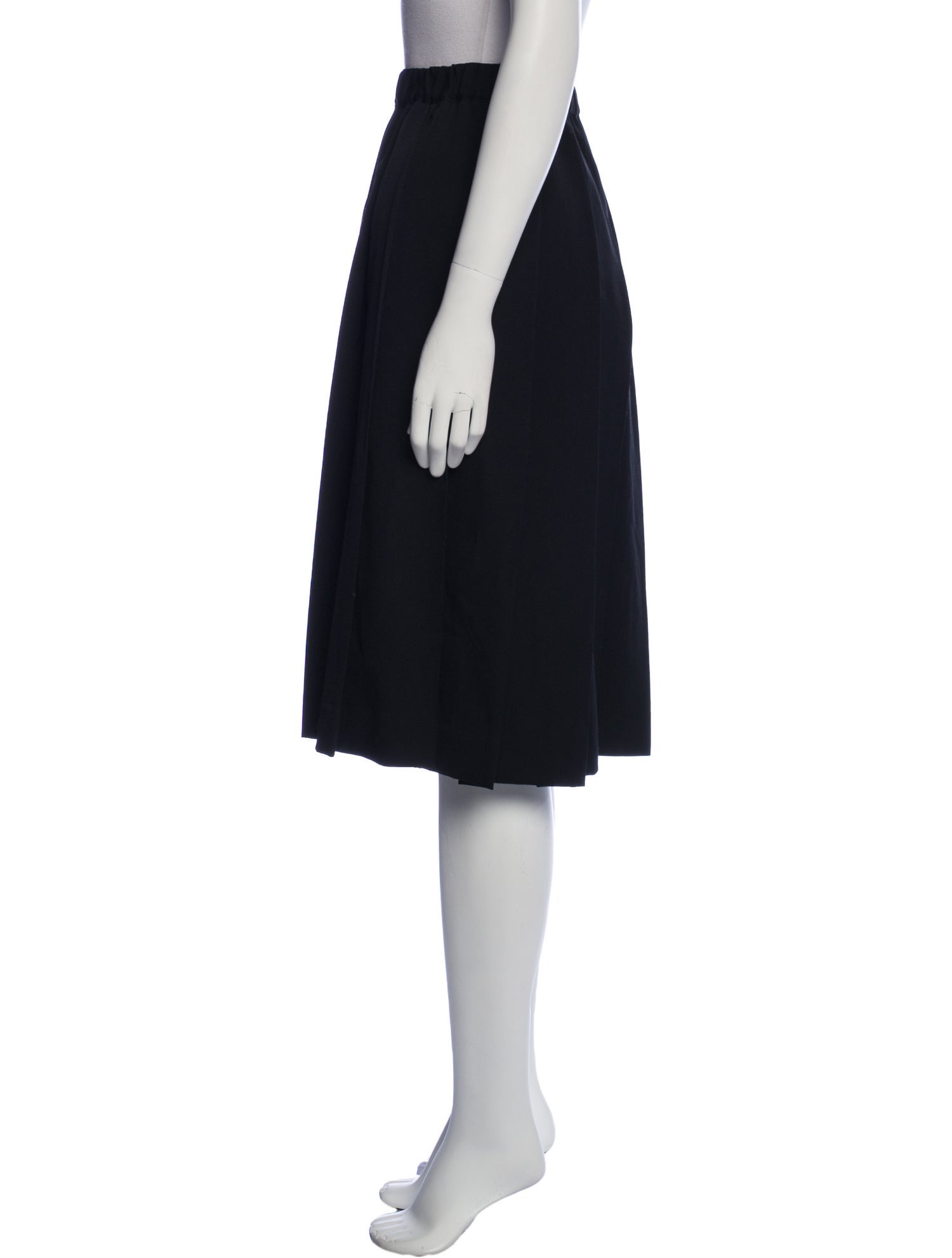 Comme des Garçons Girl Pleated Accents Knee-Length Skirt