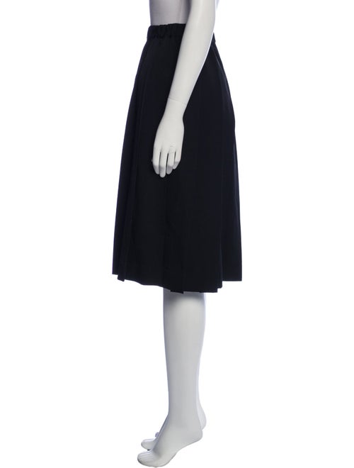 Comme des Garçons Girl Pleated Accents Knee-Length Skirt