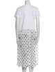 Comme des Garçons Girl Polka Dot Print Midi Length Dress