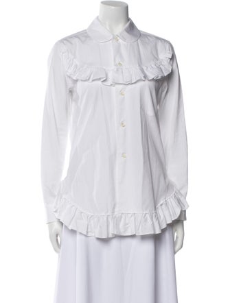 Comme des Garçons Girl Long Sleeve Button-Up Top