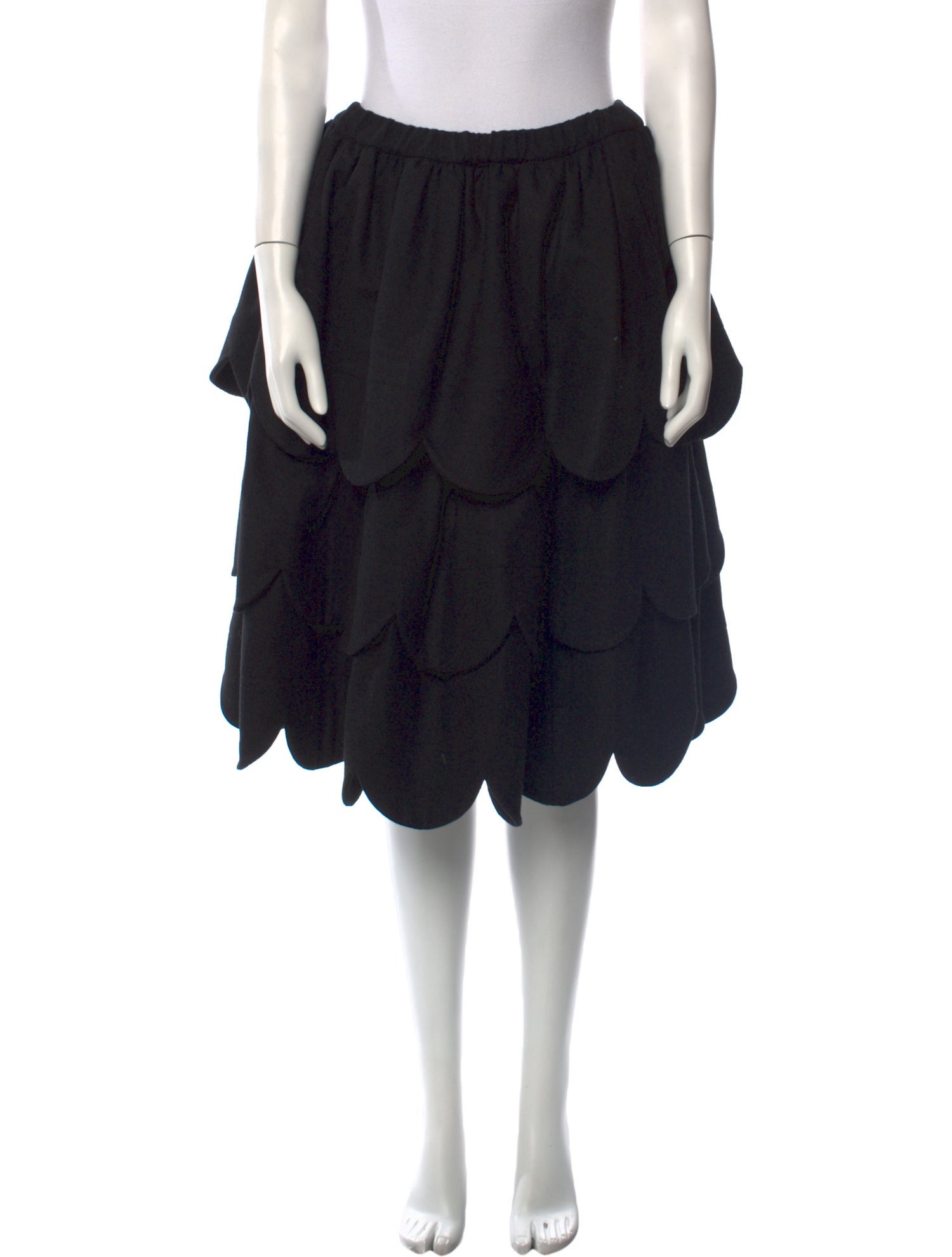 Comme des Garçons Girl Wool Knee-Length Skirt