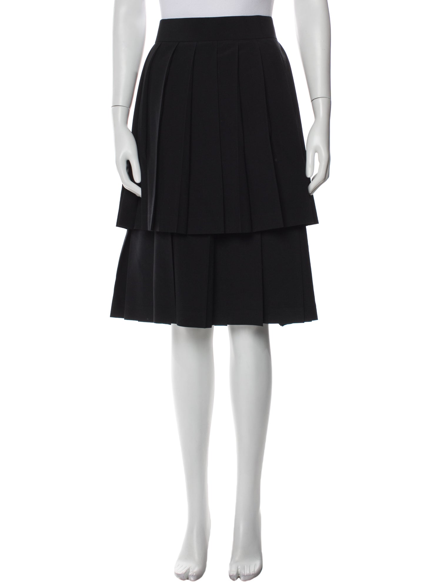 Comme des Garçons Girl Wool Knee-Length Skirt