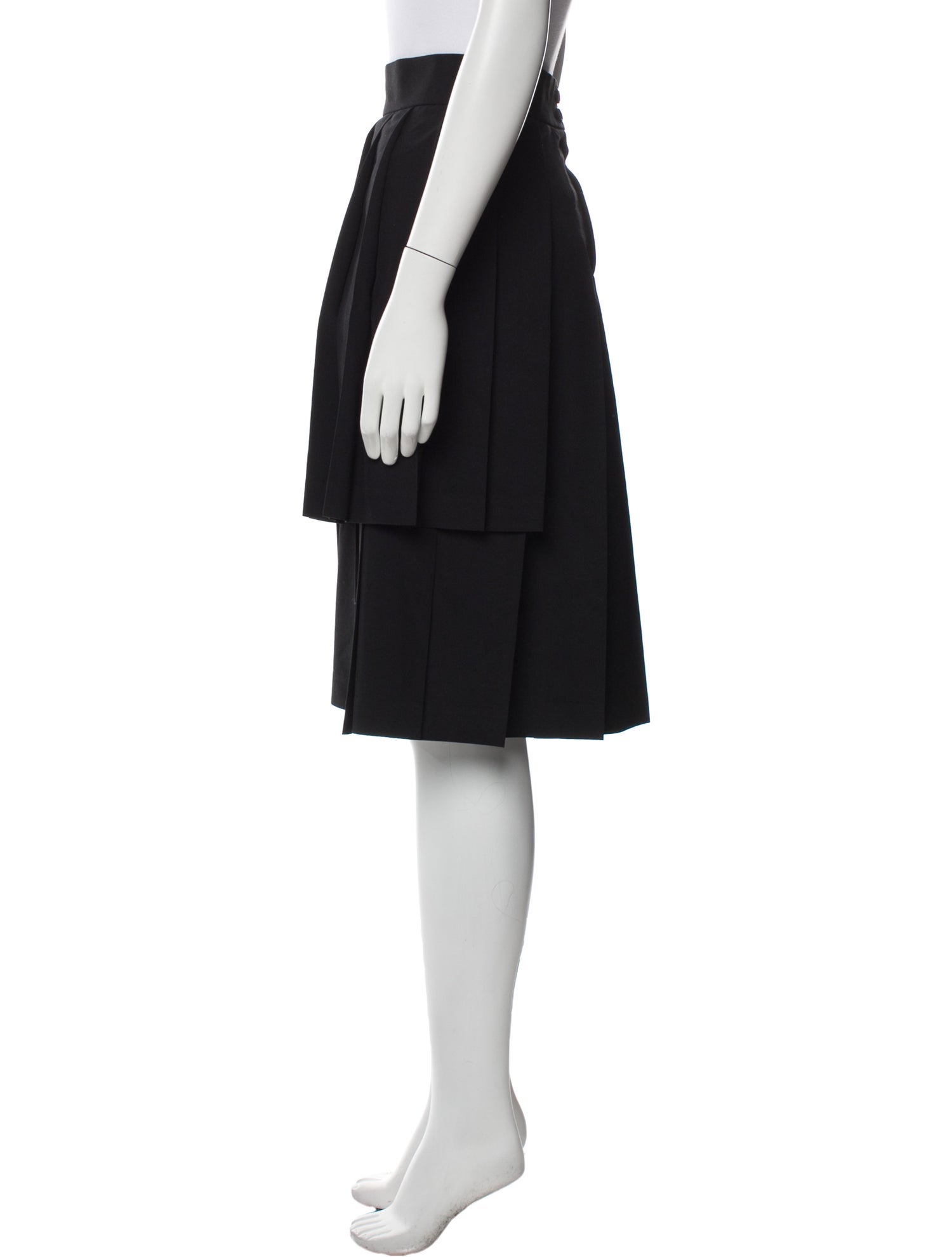 Comme des Garçons Girl Wool Knee-Length Skirt