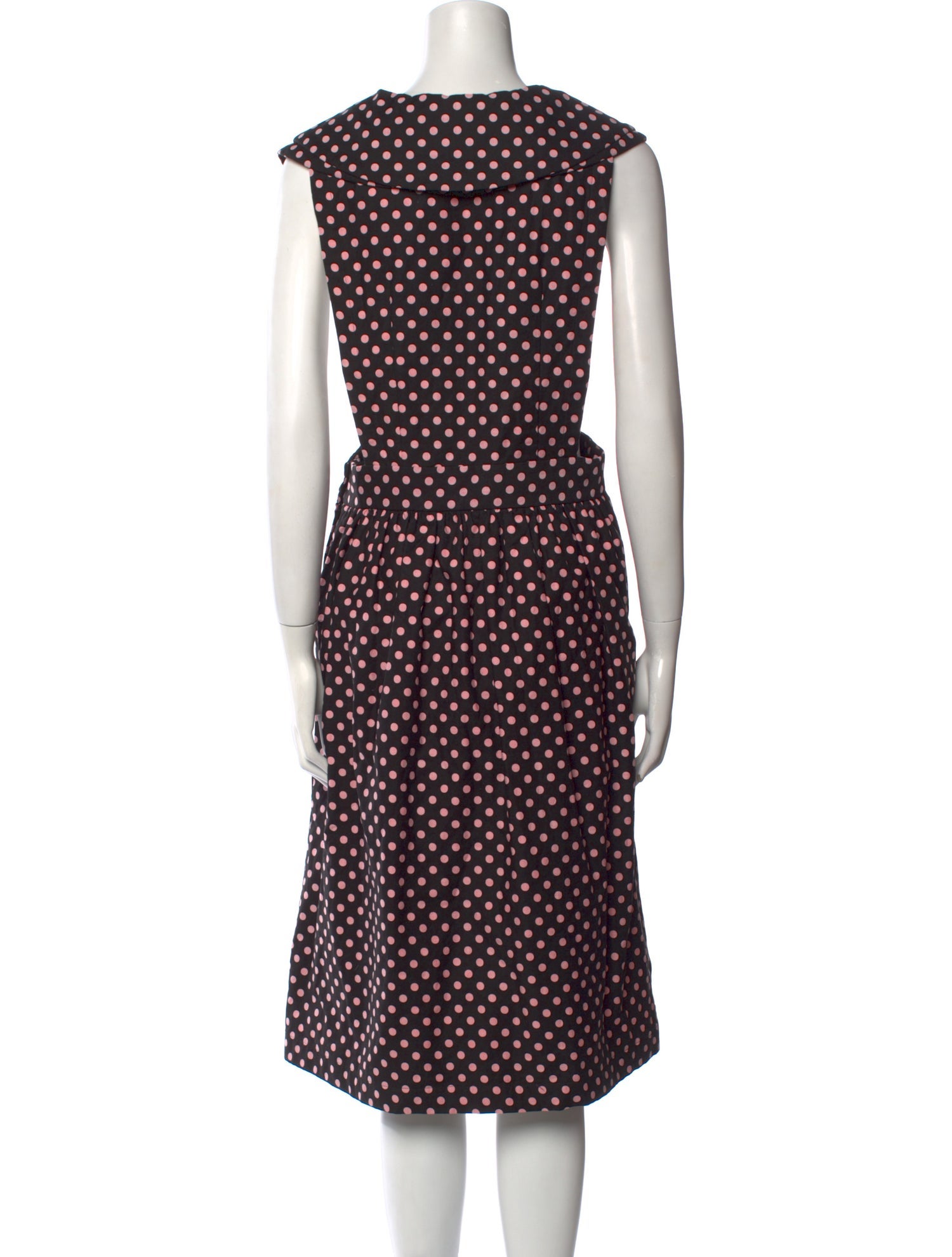 Comme des Garçons Girl Polka Dot Print Midi Length Dress