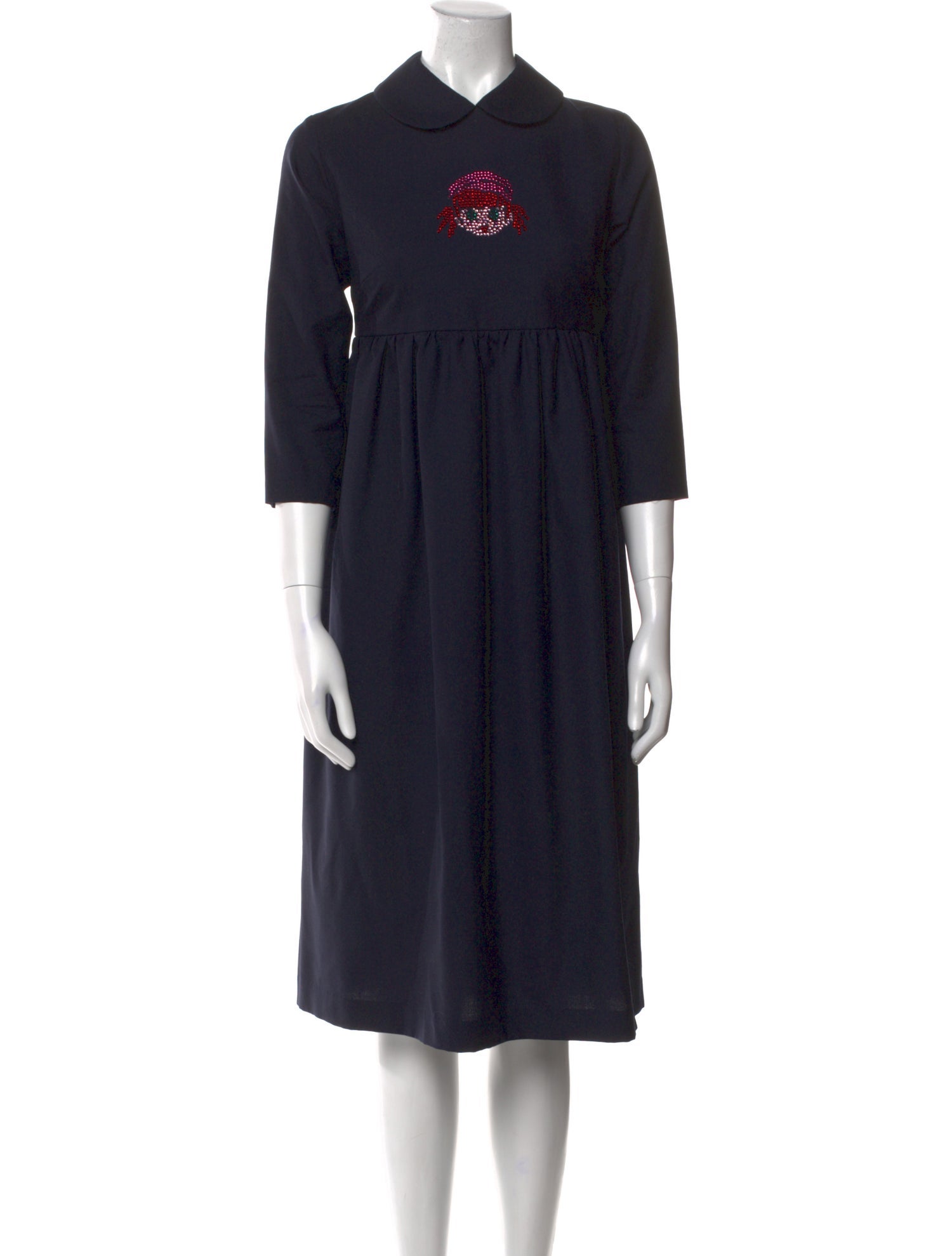 Comme des Garçons Girl Wool Midi Length Dress