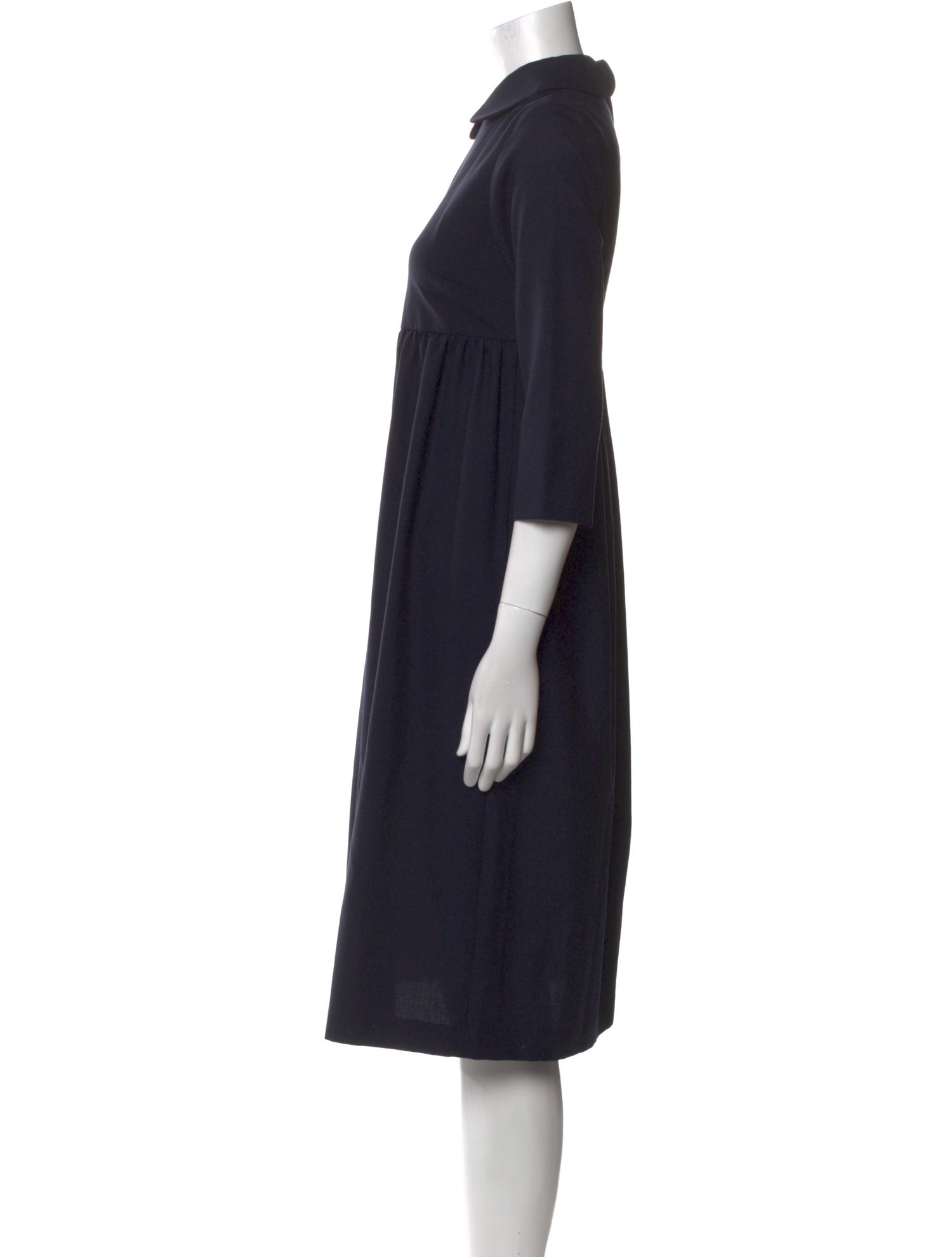 Comme des Garçons Girl Wool Midi Length Dress
